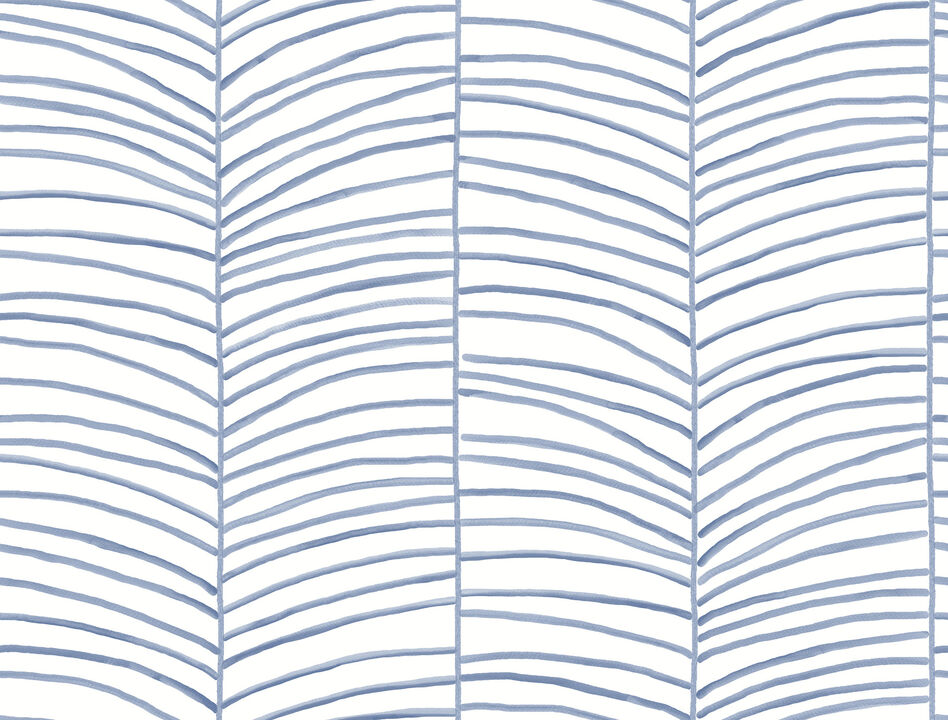 Cascade Palm Chevron Sea Wallpaper