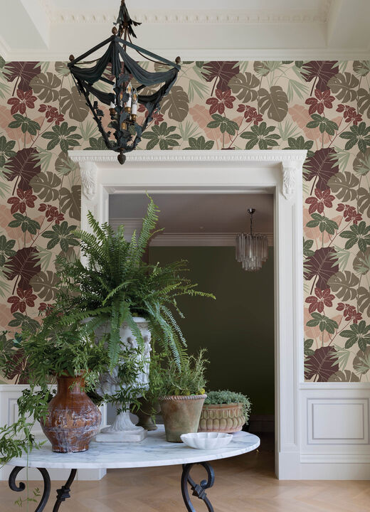 Medellin Neutral Rainforest Floor Wallpaper