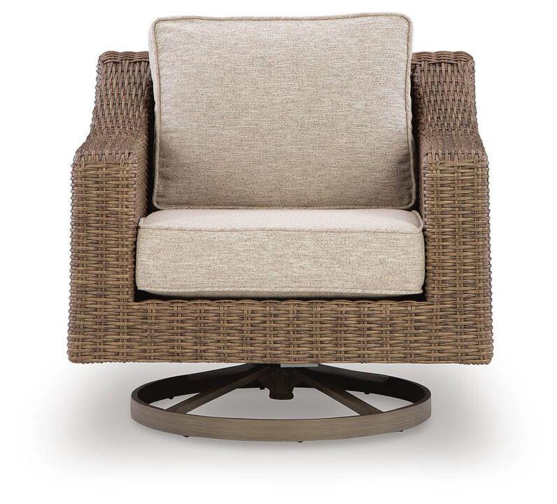 Revare Beach Outdoor Swivel Lounge Chair