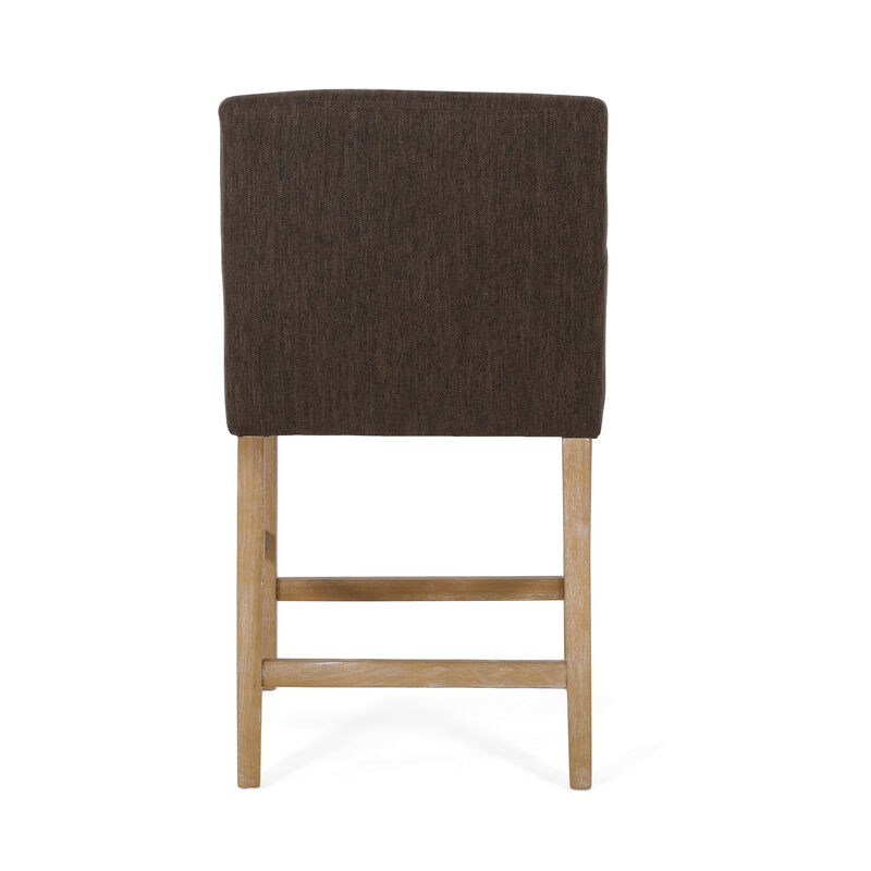 Merax Upholstered Counter Stools  Dining Chairs