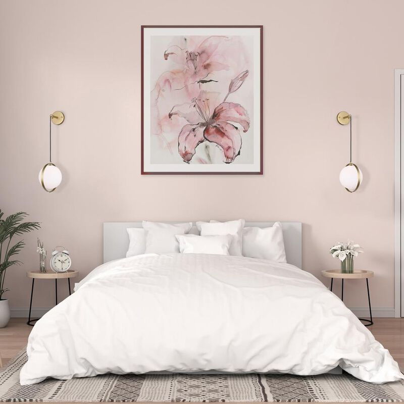 Da Vinci 1 Light Wall Light With Brass Finish