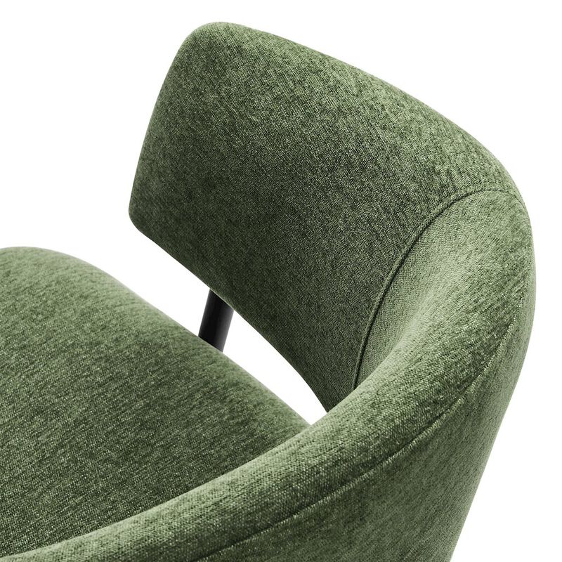 Nella Upholstered Heathered Chenille Dining Chairs Set of 2 image number 7