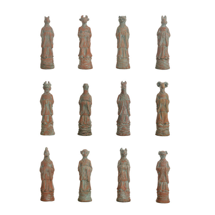 Set of 12 Zodiac  Figurines