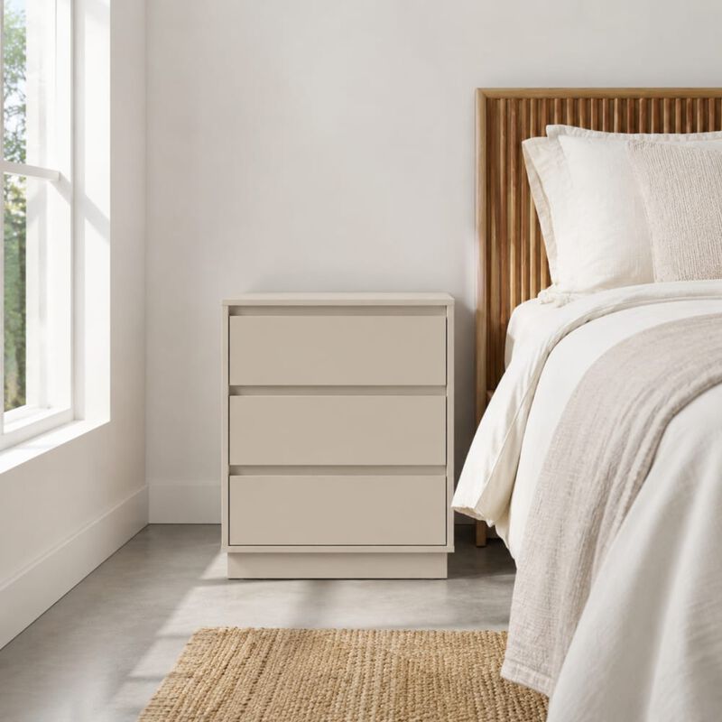 3-Drawer Nightstand with Spacious Storage image number 2