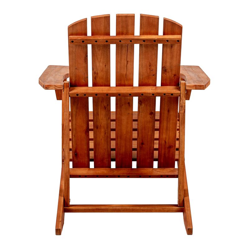 Westport Outdoor Patio Traditional Acacia Wood Adirondack Chair