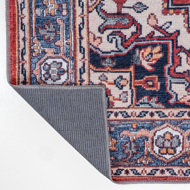 Cirali Ornate Large Medallion Machine-Washable Area Rug