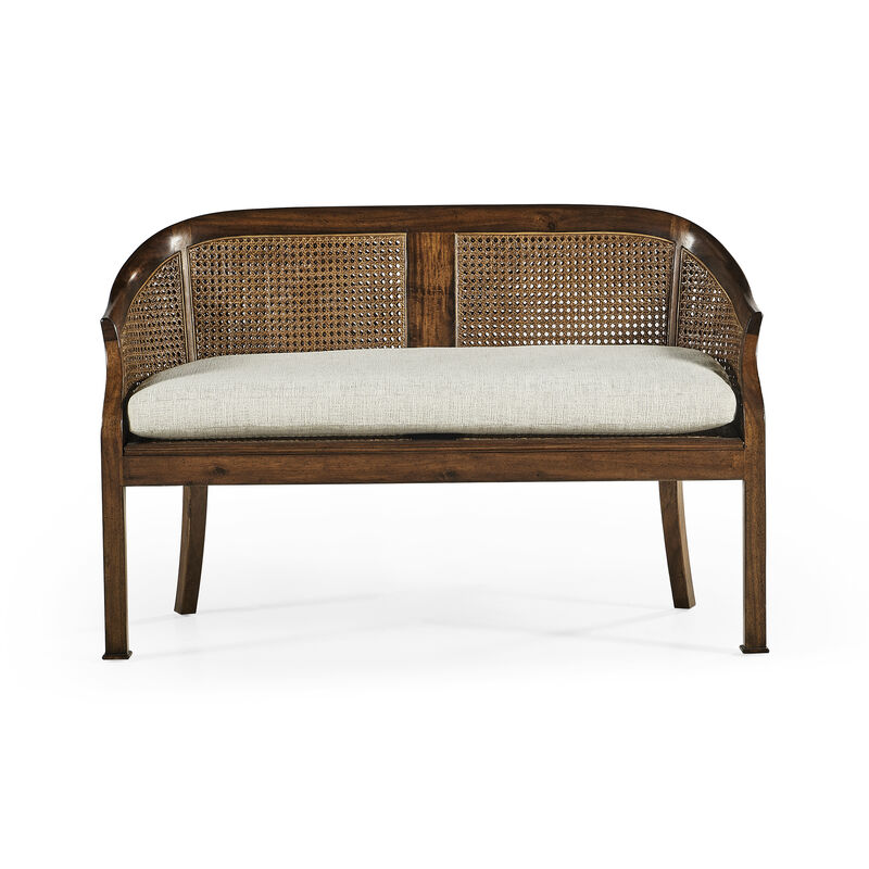 Walnut Salon Settee