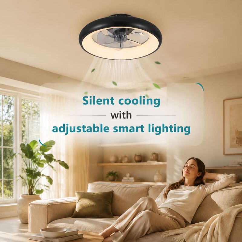 Dimmable LED Ceiling Fan image number 4