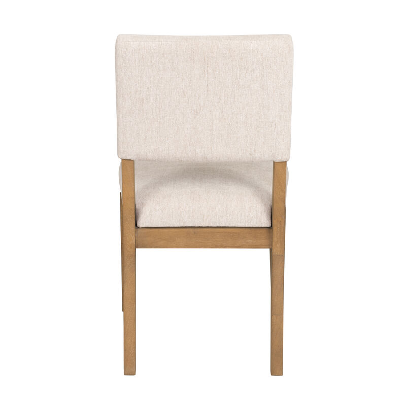 Millwork Off-White Pair of Dining Chairs