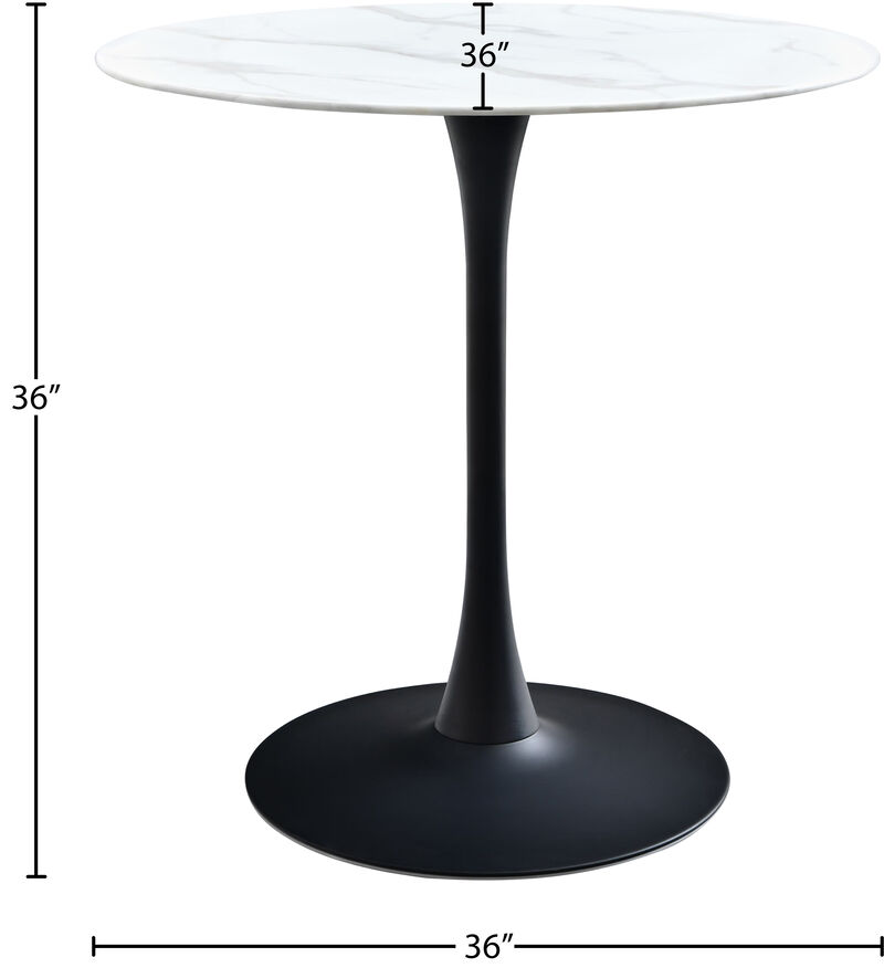 Meridian Furniture Tulip Matte Black Counter Height Table image number 3
