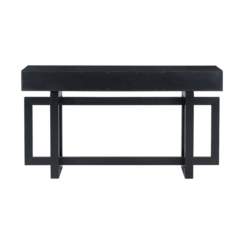 Merax Modern Console Table with Three Drawers