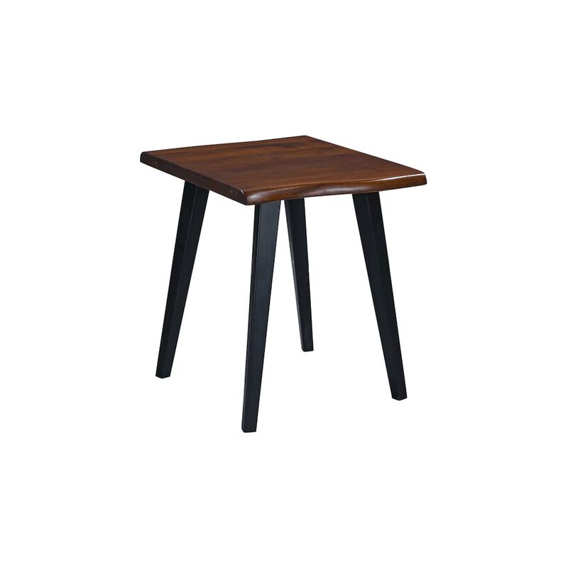 World Interiors Knoxville Side Table in Walnut