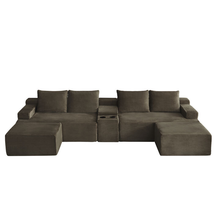Zossox U-Shaped Sectional Sofa