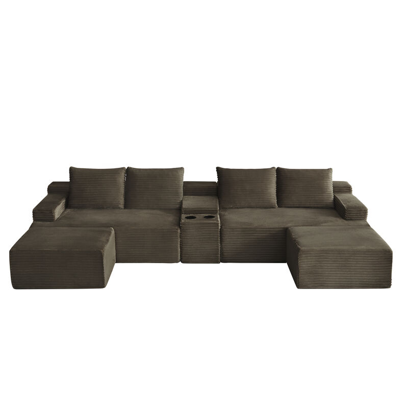 Zossox U-Shaped Sectional Sofa image number 0