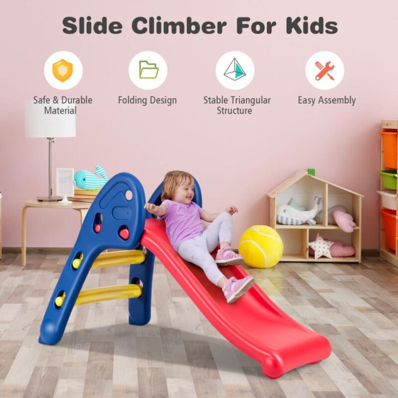 Hivvago 2 Step Children Folding Plastic Slide