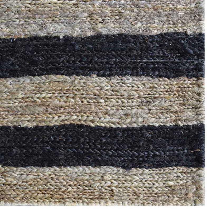 HAND KNOTTED SUMAK JUTE ECO-FRIENDLY Contemporary AREA RUGS  - Rectangle Shape, Contemporary, High Pile, Natural Fiber, Outdoor Indoor Handmade Area Rugs (J00083) image number 4