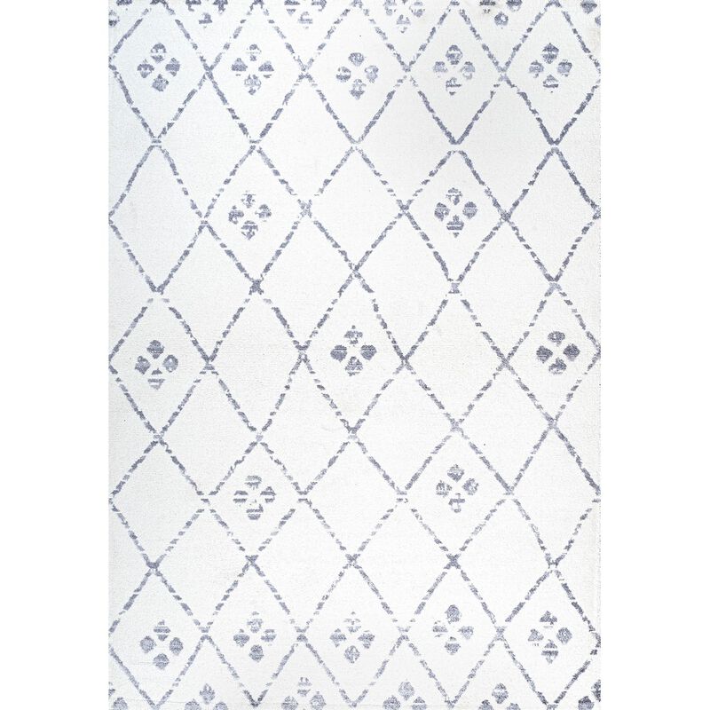 Izil Moroccan Geometric Diamond Area Rug