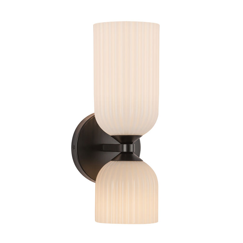 Nelly 12-in Socket Damp-Rated Wall/Vanity Light image number 3