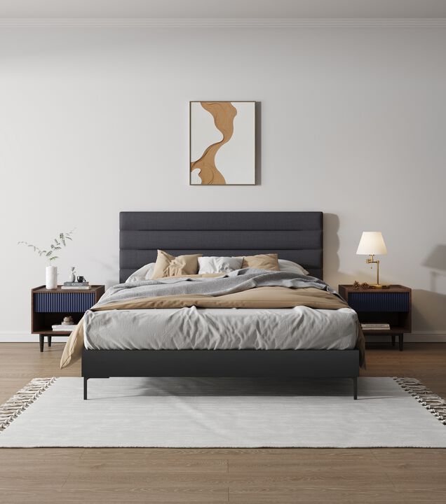 Duane Blue Nightstands (Set of 2)