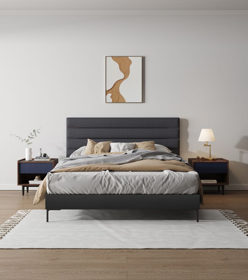 Duane Blue Nightstands (Set of 2)