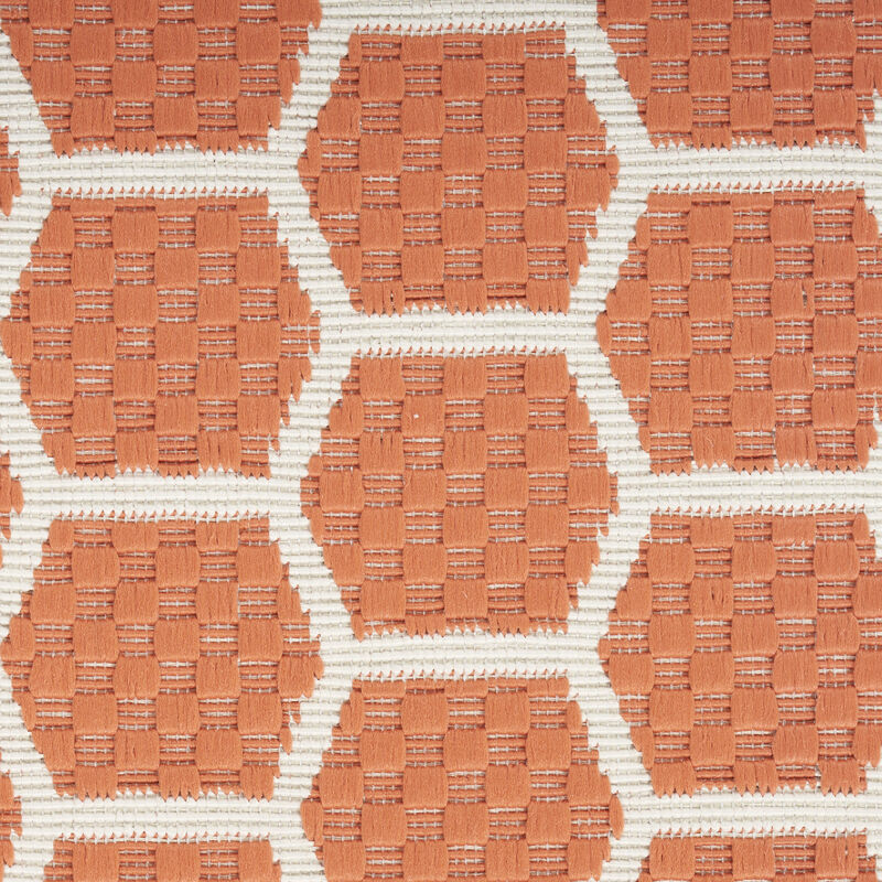HomeRoots Geometric Indoor Outdoor Area Rug image number 5