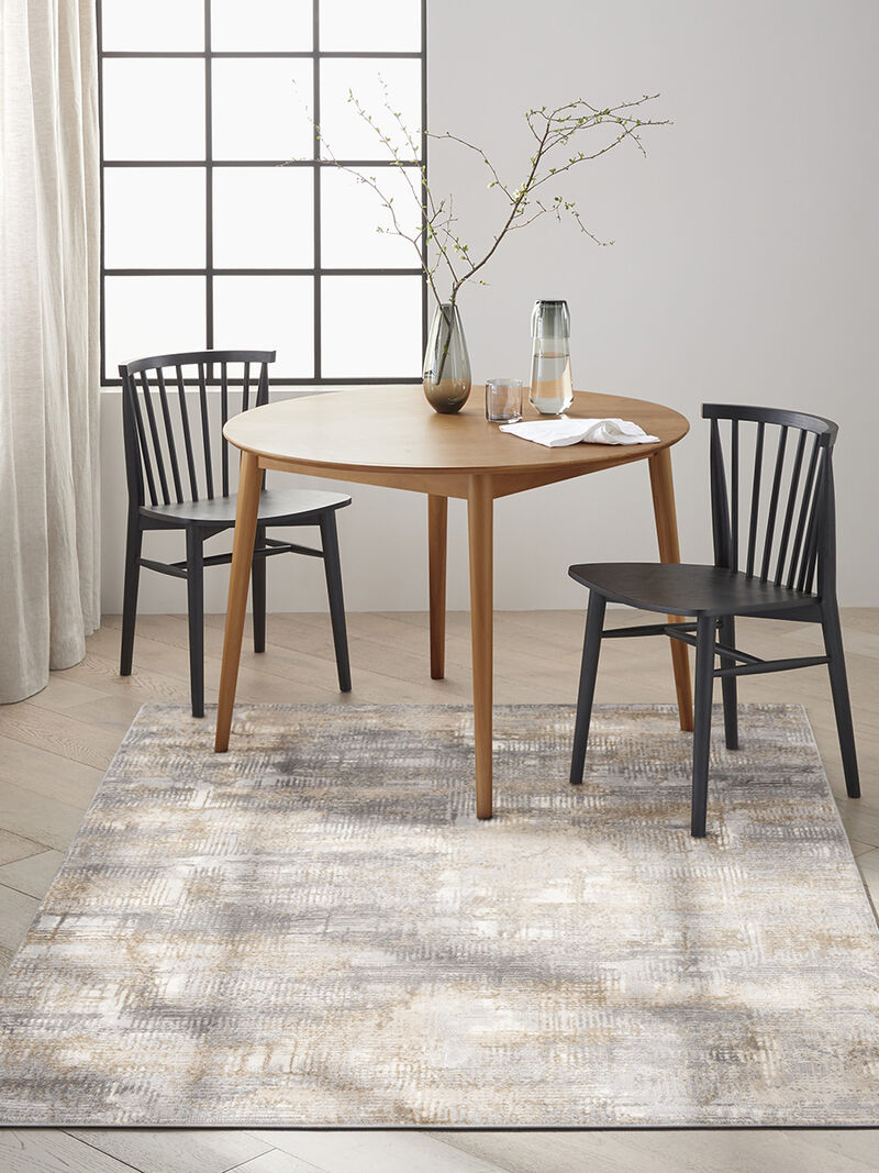 CK950 Rush CK951 Gray/Beige 5'3" x 7'3" Rug image number 6