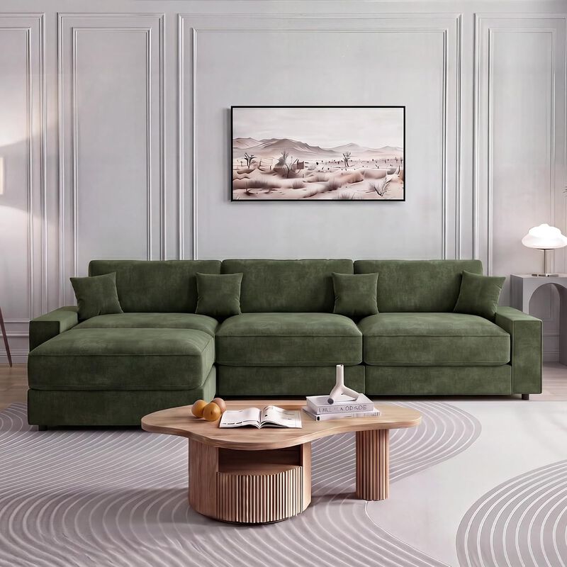 114.2" Modular L-Shaped Sectional Sofa image number 9