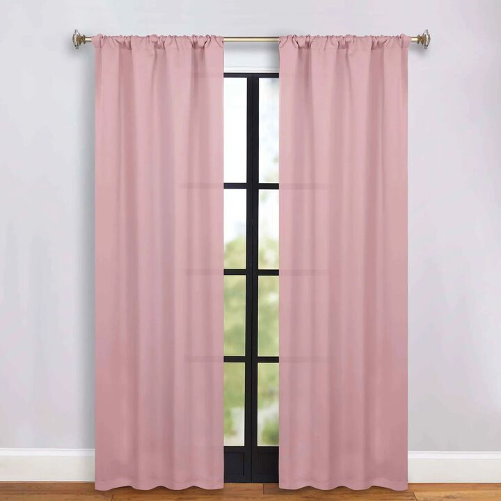 Blackout Curtain Set of 2, Solid Window Drapes for Bedroom and Living Room