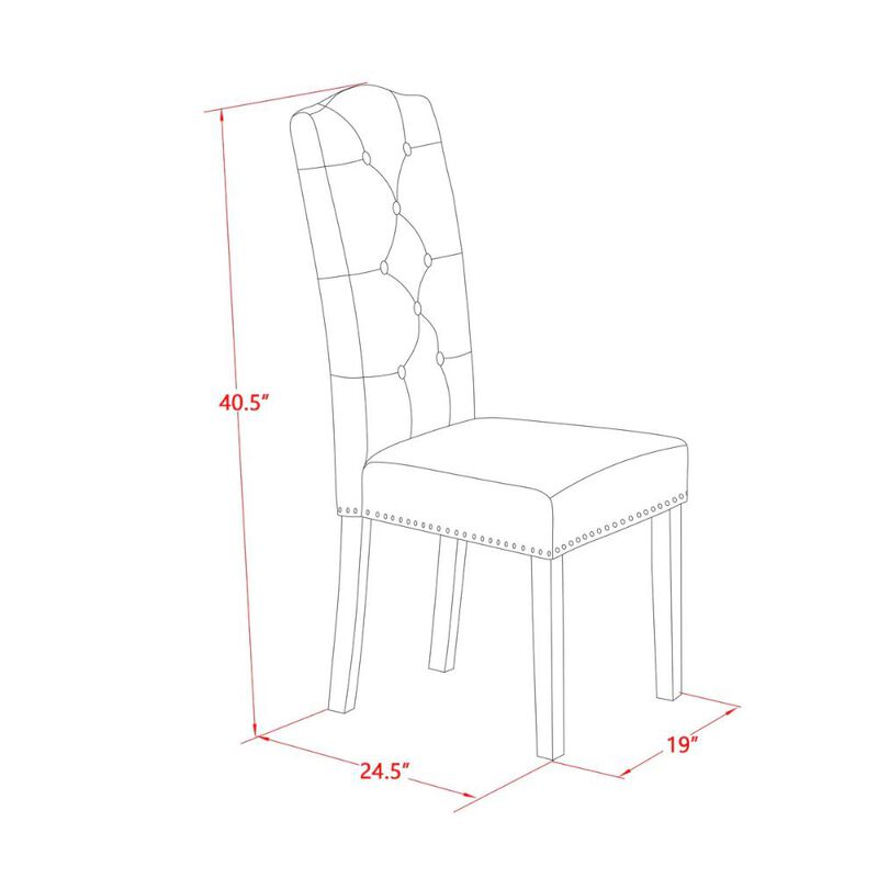 Dining Table- Parson Chairs