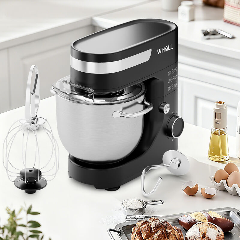 WHALLULTRA 12-Speed Tilt-Head Stand Mixer, with dough hook, whisk, beater & stainless steel bowl &ndash; powerful kitchen mixer for baking image number 1