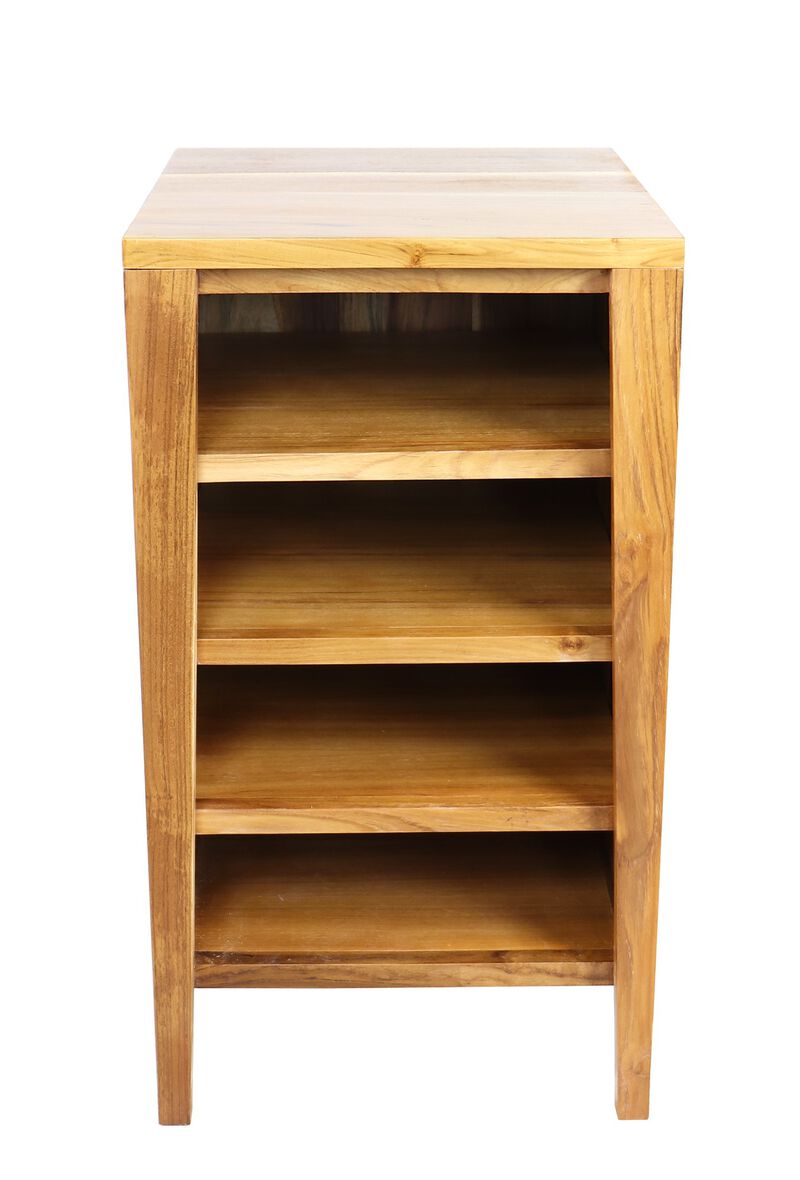 EcoDecors&reg; Signifiacado&reg; 18&rdquo;L Modular Compact Side Vanity with Shelves in EarthyTeak Finish image number 0