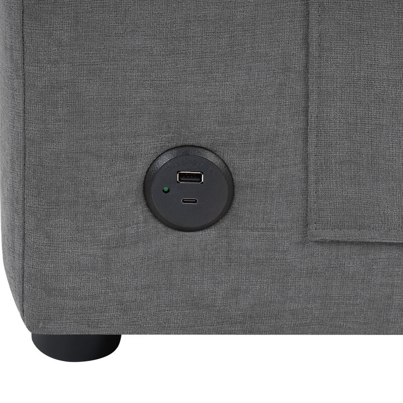 Merax Modern Sectional Sofa  L-shaped Sofa Couch with a Curved Chaise Lounge