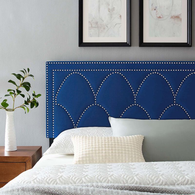 Greta Performance Velvet Twin Headboard image number 7