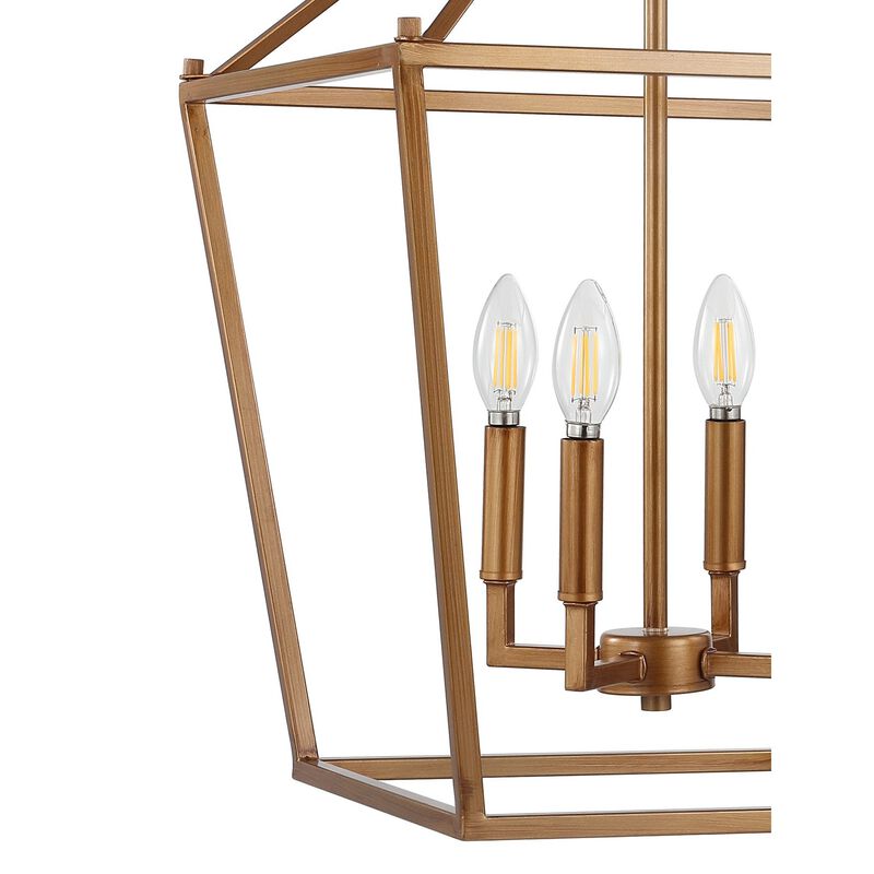 PagodaBulb Lantern Metal LED Pendant