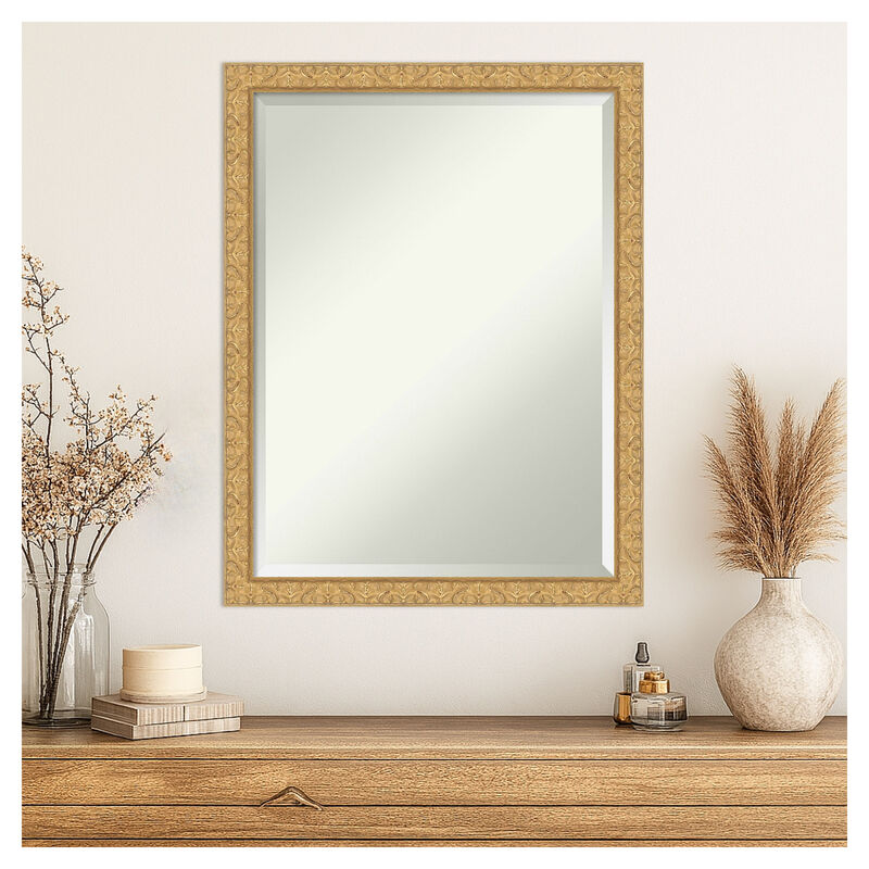 Lila Beveled Wood Framed Wall Mirror image number 1