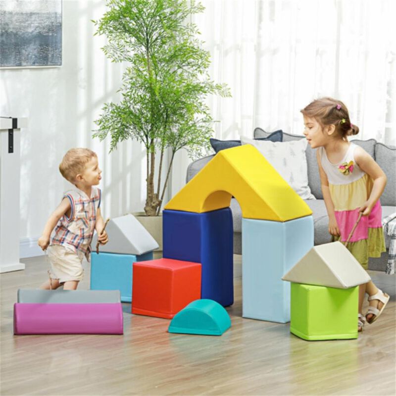 Kids' Soft Play Set Foam Climbing Blocks for Toddlers' Indoor Active Play & Motor Skill Development
