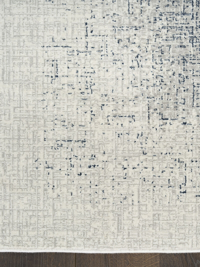 Grand Street GRN03 Ivory/Blue 2'2" x 10' Rug