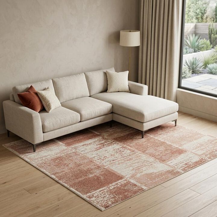 HomeRoots Geometric Area Rug