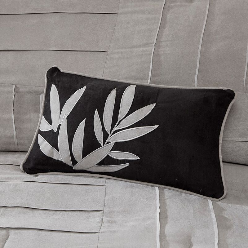 Gracie Mills Beatriz 7-Piece Microsuede Comforter Set