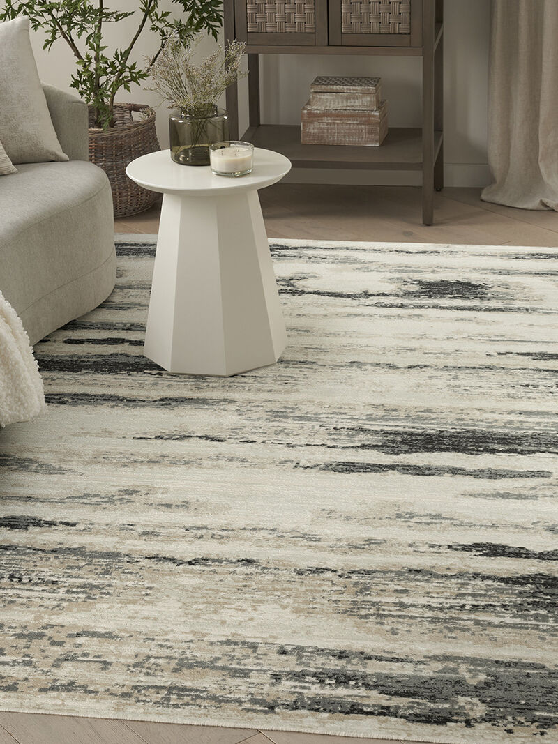 Serenity Home SRH12 Gray/Multicolor 9' x 12' Rug