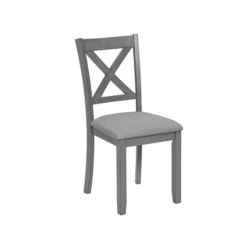 Garpvu 6‑Piece Rectangular Wood Dining Set image number 7