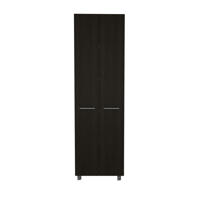 DEPOT E-SHOP Collins Pantry Cabinet, Five Interior Shelves