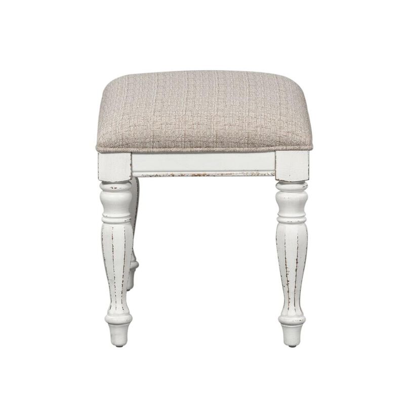 Liberty Furniture Magnolia Manor Accent Bench in Antique White image number 2