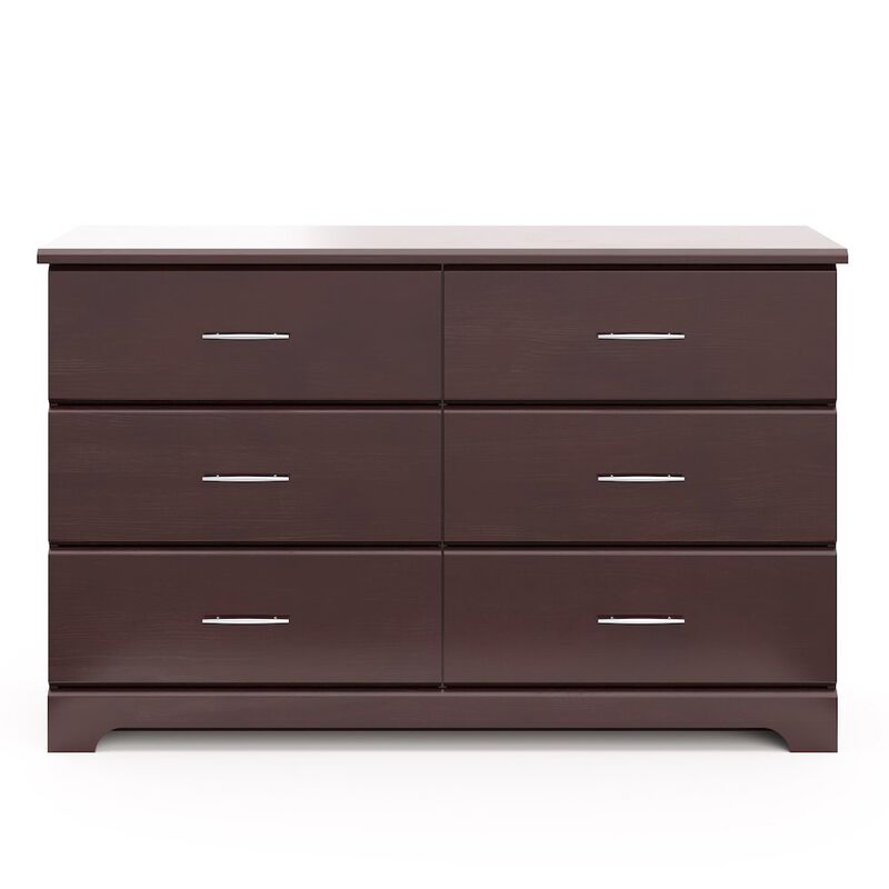 Storkcraft Brookside 6 Drawer Double Dresser (Espresso)