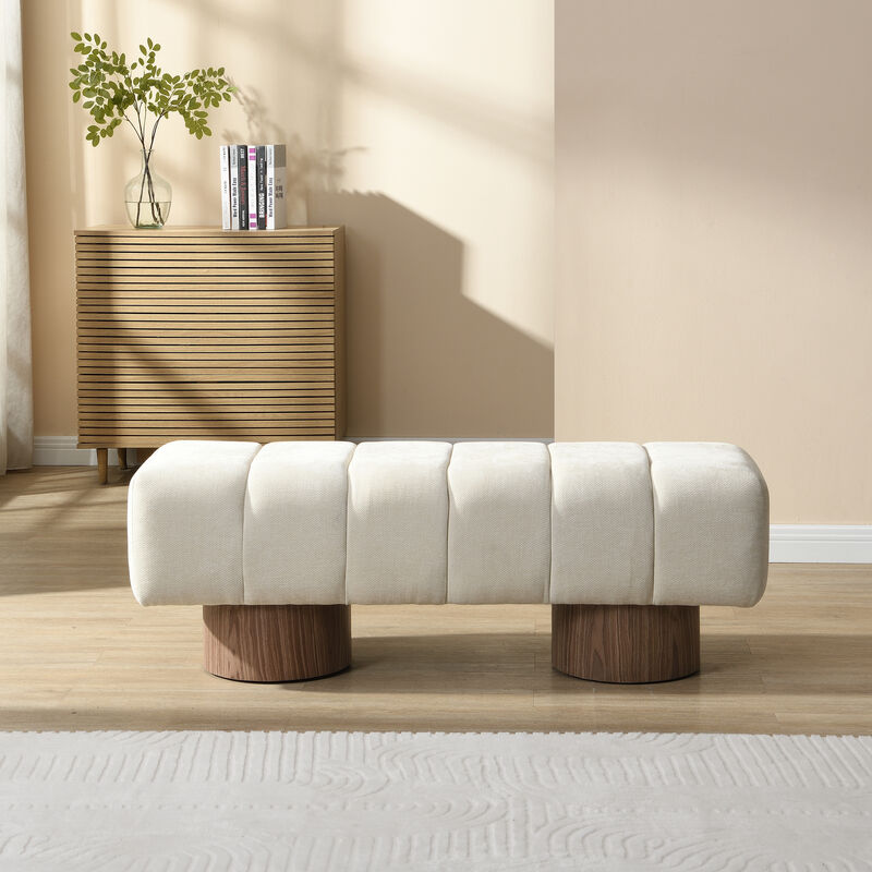 Merax Upholstered Dining Bench for Dining Room