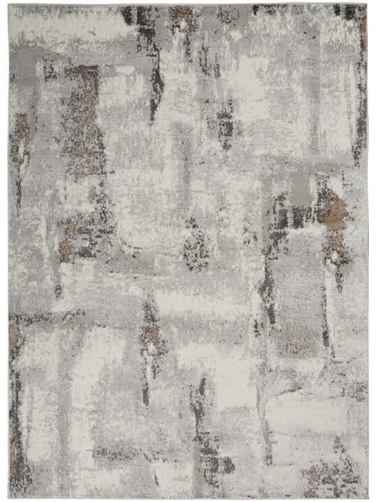 Elation ETN06 Gray/Ivory 4' x 6' Rug