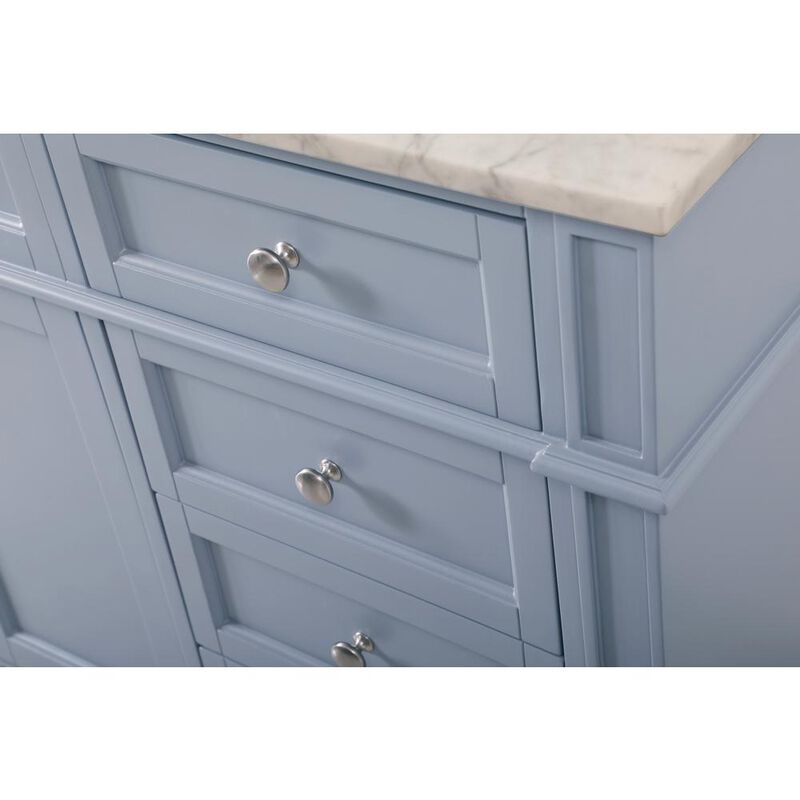 Elegant Kitchen and Bath 60 inch Single bathroom vanity in grey