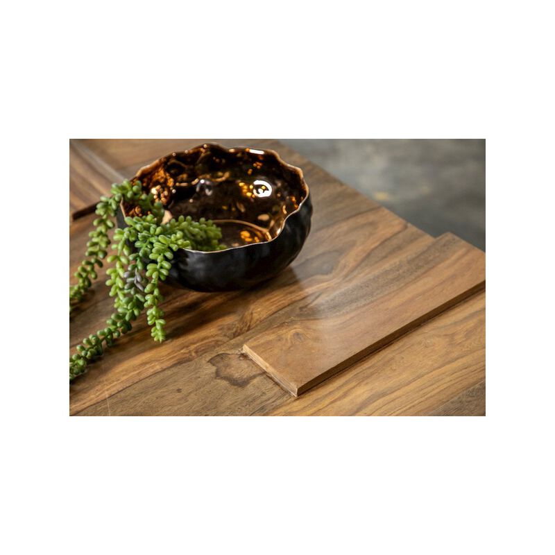 Coaster Samira Square Solid Wood Coffee Table Natural Sheesham