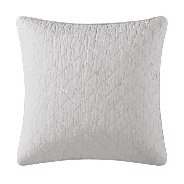 Cotton Comfort Gray Euro Sham