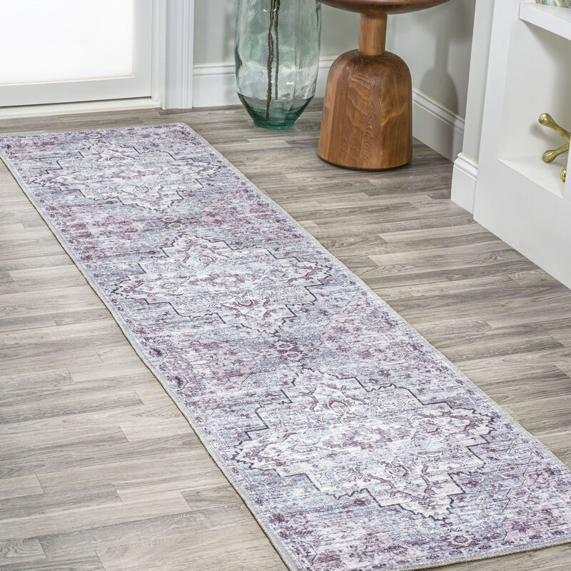 Didim Boho Medallion Machine-Washable Area Rug